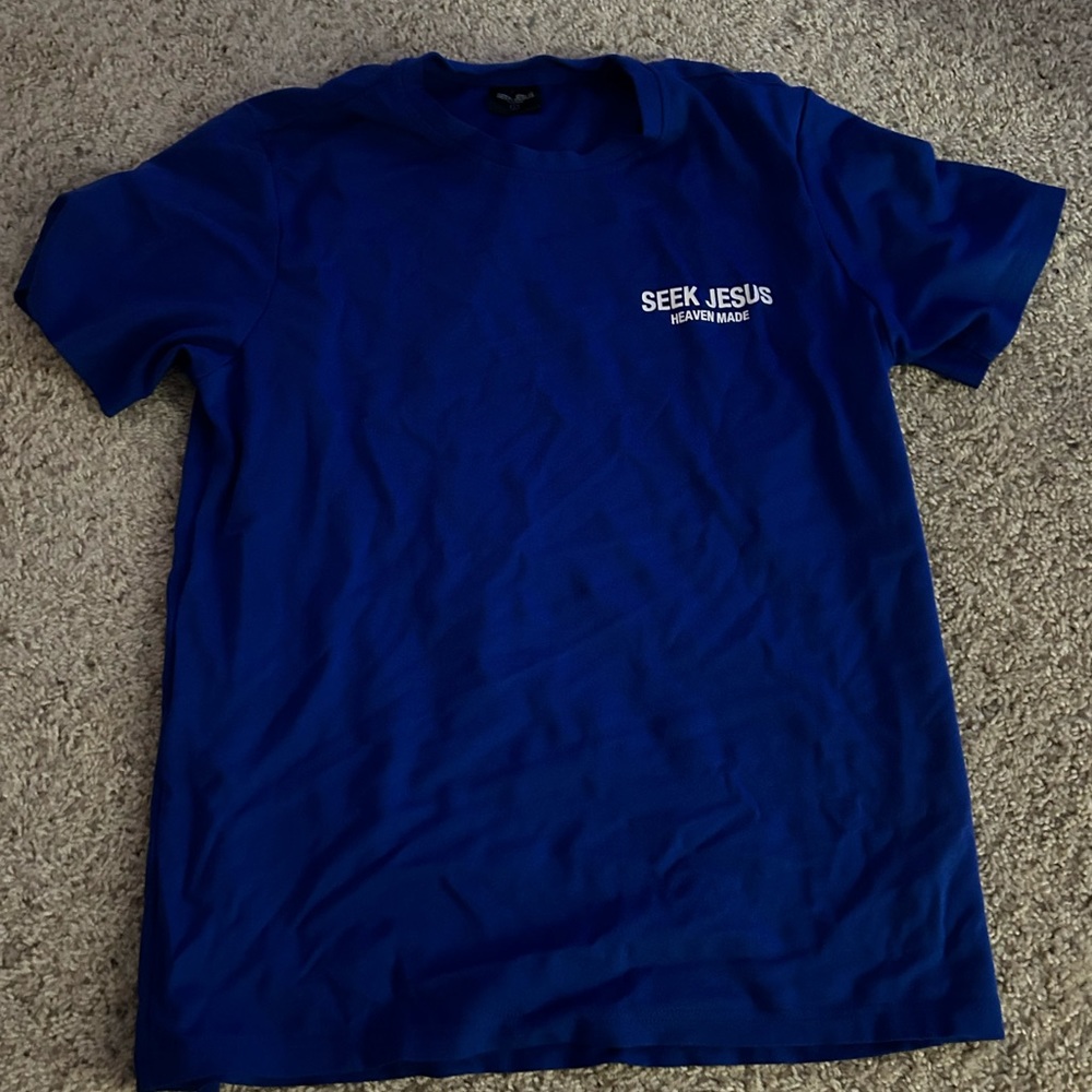 seek jesus blue tee!